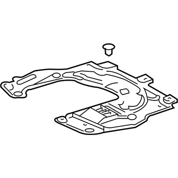 Lexus 51420-50030 Engine Under Cover, No.2