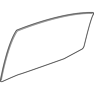 Lexus 68113-53150 Glass, Rear Door, RH