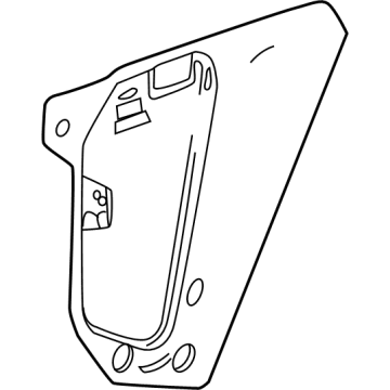 GM 84839145 DEFLECTOR ASM-FRT S/D WAT
