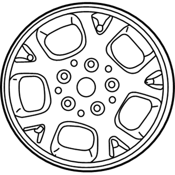 Mopar 5EZ99PAKAD Aluminum Wheel