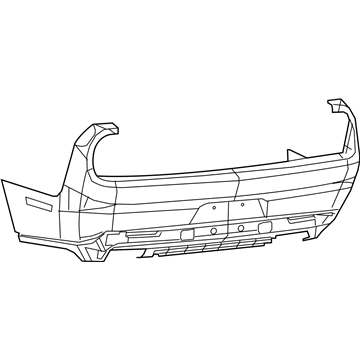Mopar 68532761AA FASCIA-REAR