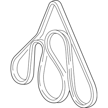 Ford 3W3Z-8620-AA Serpentine Belt
