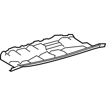 Lexus 64713-53030-B0 Cover, Luggage Compartment