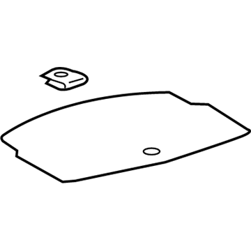 Lexus 64722-53160-B0 Cover, Luggage Compartment