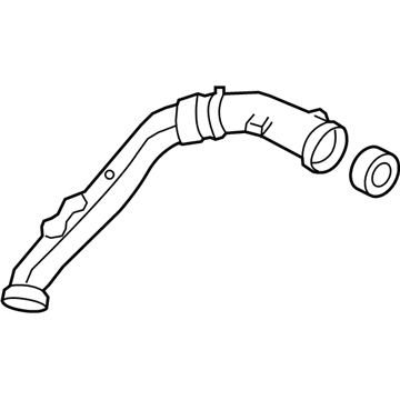 BMW 13-71-7-583-714 Air Duct Without Air Mass Meter
