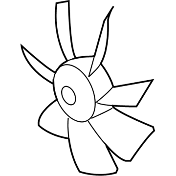 Toyota 16361-31130 Fan Motor