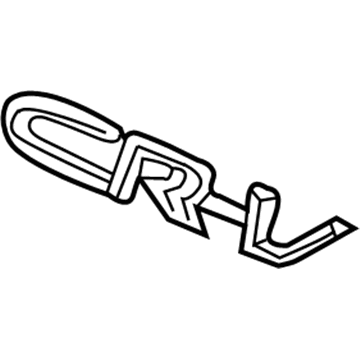 Honda 75722-S9A-000 Emblem, Rear (Cr-V)