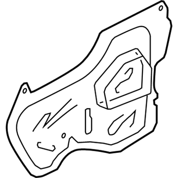 Honda 72321-TE0-A01 Seal, R. FR. Door Hole