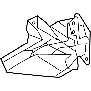 Hyundai 58160-D2700 Cooling Duct Assembly-FRT Brake, LH