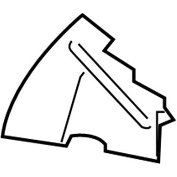 BMW 51-46-7-392-195 Trim, Belt Slot, Left