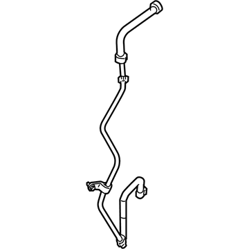 Nissan 49721-JA02B Hose & Tube Assy-Power Steering