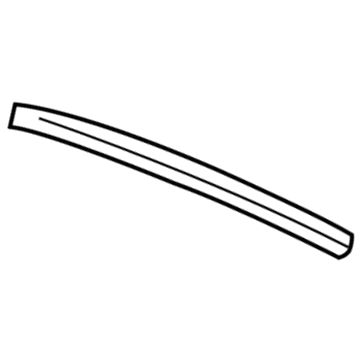 Lexus 67887-48030 Weatherstrip, Rear Door, NO.2 RH