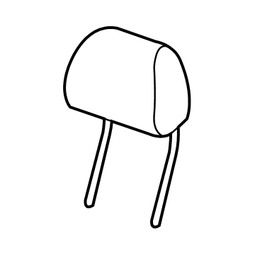 Infiniti 86400-5DA0A Headrest Assy-Front Seat