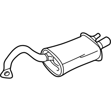 Mopar MR968605 Exhaust Main Muffler