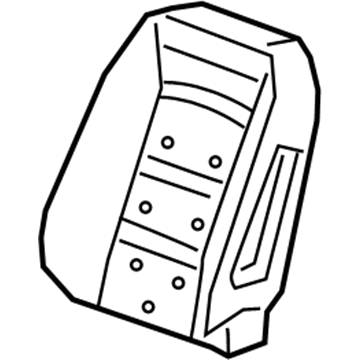 GM 84212772 Seat Back Pad