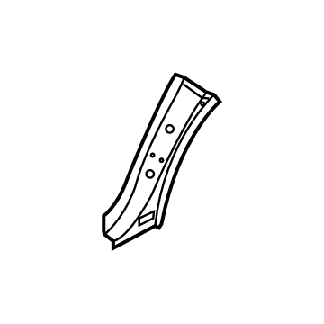 BMW 41-00-8-737-903 Reinforcement Column C, Bottom, Left