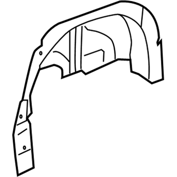 GM 25880272 Panel-Rear Wheelhouse Inner