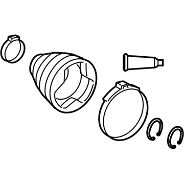 GM 19204682 Boot Kit, Front Wheel Drive Shaft Tri-Pot Joint