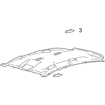 Ford FM5Z-5851916-AA Headliner