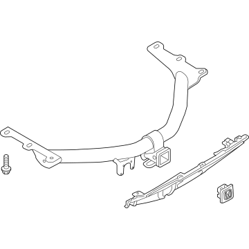 Honda 08L92-TG7-100 Trailer Hitch (3500libs Towing Capacity)