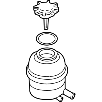 BMW 32-41-6-851-218 Power Steering Fluid Reservoir