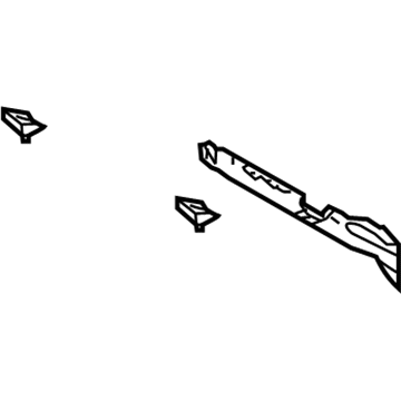 BMW 41-12-7-125-169 Cross Member, Boot Floor, Left