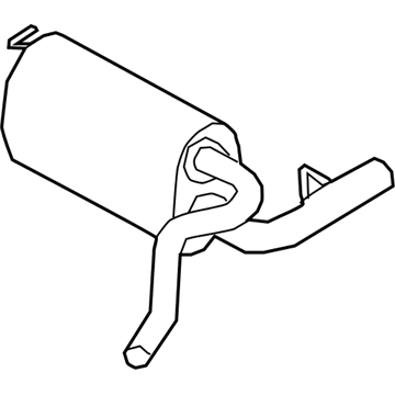 Ford KV6Z-5230-B Rear Muffler