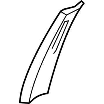 Ford FL1Z-7824346-AA Upper Center Pillar Trim