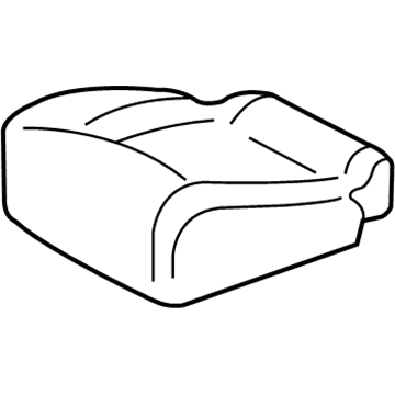 Lexus 71611-50200 Pad, Rear Seat Cushion, RH