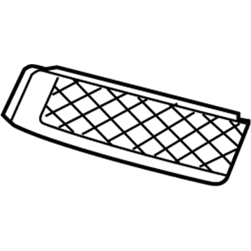 BMW 51-11-7-154-719 Partially Open Grid, Left