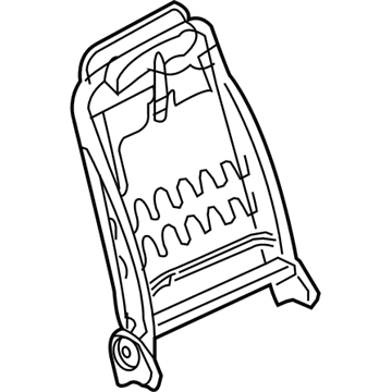 Infiniti 87601-1BC3A Frame Assembly-Front Seat Back
