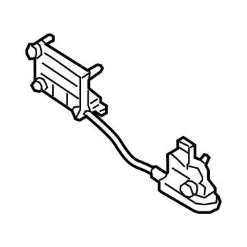 Hyundai 81230-D3100 Power Tail Gate Power Latch Assembly