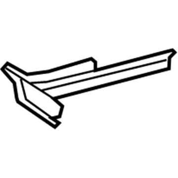Toyota 57107-12120 Lower Rail Plate