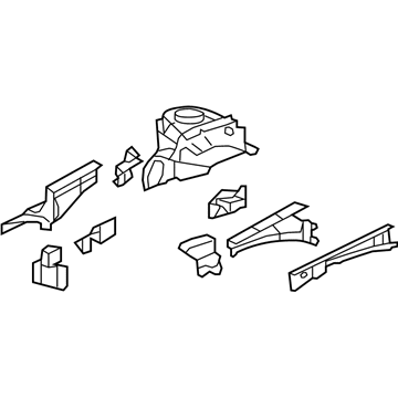 Toyota 53701-12A30 Apron Assembly