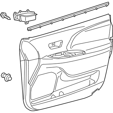 Toyota 67610-08120-B0 Door Trim Panel