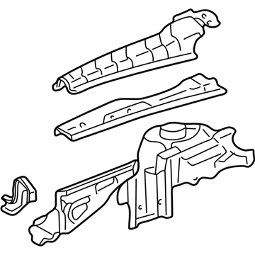Toyota 53702-07010 Apron Assembly