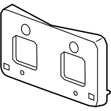 GM 23317838 License Bracket