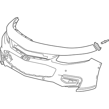 GM 84042375 Bumper Cover