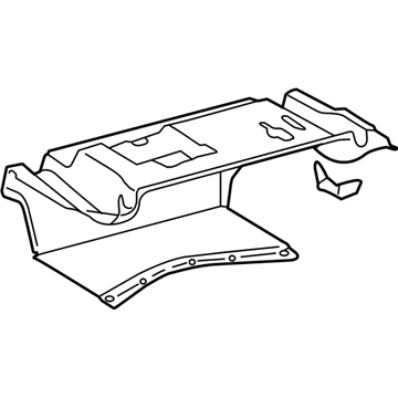Lexus 64717-53030-C0 Cover, Luggage Compartment Trim, Front