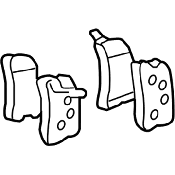 Toyota 04466-48020 Rear Pads