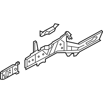 Infiniti 75130-1MA0A Plate-Closing, Front Side Member RH