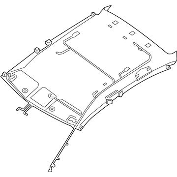 Nissan 73910-4RA0A Cloth Assy-Headlining