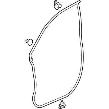 Honda 72310-TG7-A01 Weatherstrip, R. FR. Door