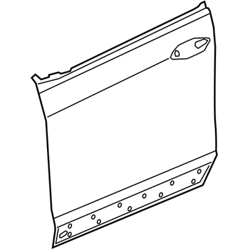 Honda 67111-TG7-325ZZ Skin Set R, FR. Door