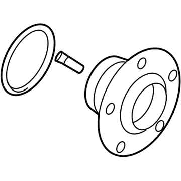 Kia 527102E100 Rear Wheel Hub Assembly