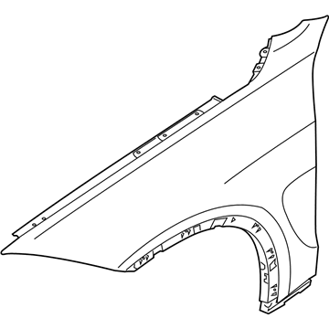 BMW 51-65-8-056-487 Side Panel, Front Left