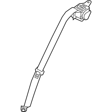 Infiniti 88884-5NA8A Belt Assy-Tongue, Pretensioner Rear Rh