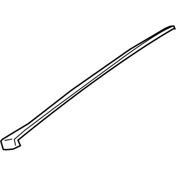 Lexus 75551-24010 MOULDING, Roof Drip