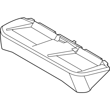 Nissan 88300-5EE0A Cushion Assy-Rear Seat