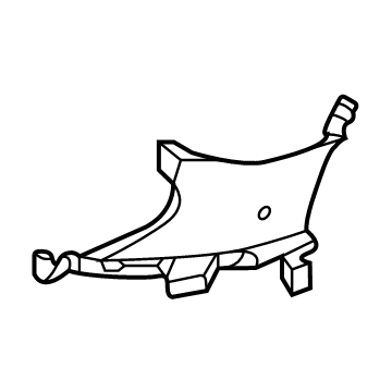 Hyundai 86543-L1100 Air Duct-FR Bumper, LH